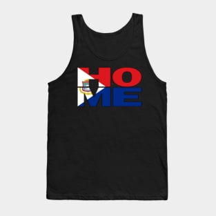 St Maarten Collections Flag Spelling HOME - Soca Mode Tank Top